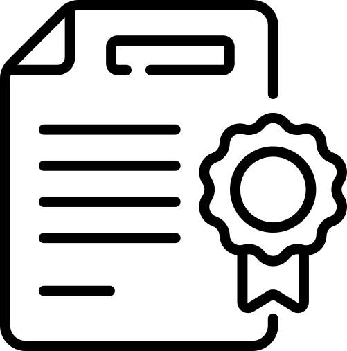 ikona certifikát