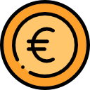 euro peniaz ikonka