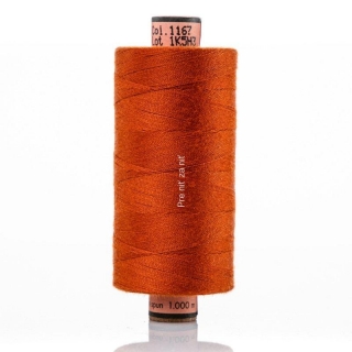Niť Amann Saba 120 oranžová babôčka 1167