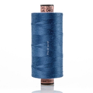 Niť Amann Saba 120 modrá denim 1316