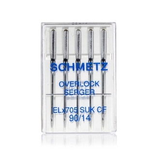 Ihly strojové Schmetz ELx705 do overlocku 90 na pleteniny