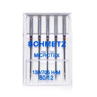 Ihly strojové Schmetz Microtex 80 na chúlostivé materiály