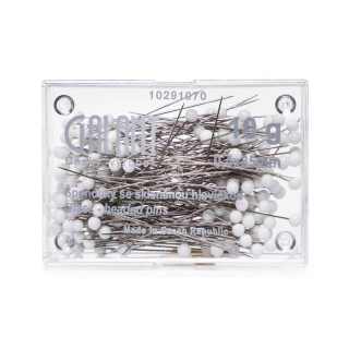 Špendlíky 0,4 x 35 mm Galant so sklenenou hlavičkou, 10 g