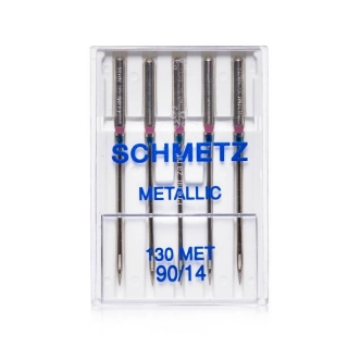 Ihly strojové Schmetz Metallic 90 pre efektné nite