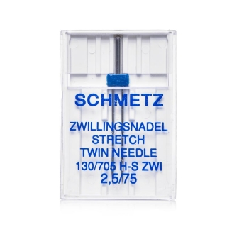 Dvojihla strojová Schmetz Stretch 2,5/75 na elastické látky