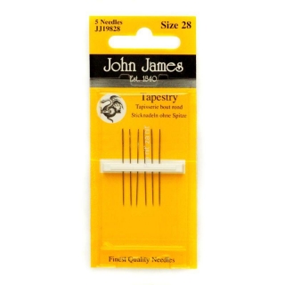 Ihly vyšívacie tupé Tapestry John James veľkosť 28
