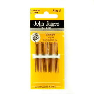 Ihly ručné ostré Sharps John James veľkosť 5