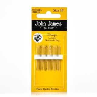 Ihly ručné ostré Sharps John James veľkosť 10