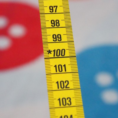 Krajčírsky meter hviezdička na 100 cm
