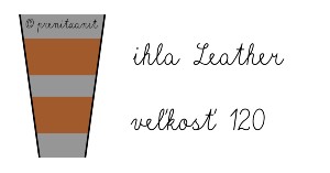 Farebné značenie ihiel Schmetz. Hnedá farba typ Leather, hnedá farba veľkosť 120