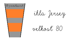 Farebné značenie ihiel Schmetz. Nákres. Oranžová farba ihly Jersey, oranžová farba veľkosť 80